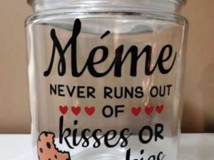 Personalized Cookie Jars - Kisses & Cookies